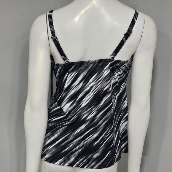 Miraclesuit Love Knot Printed DD Underwire Tankini Top - Warp Speed - Picture 5 of 11